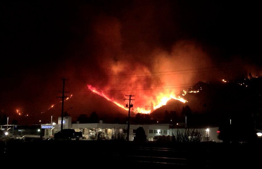  آتش سوزی بزرگ در جنوب ونکوور